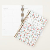 Boho Watercolor Wedding planner Floral (Devant avec enveloppe)
