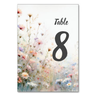 Boho Watercolor Wilde Bloem Florale Aanpassen Kaart