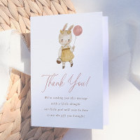 Boho Watercolor Woodland Konijn Geslacht Reveal