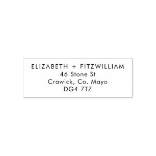 Boho Waterverf Abstract Trouw Retouradres Zelfinktende Stempel
