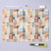 Boho Waterverf Abstracte Kunst Tissuepapier (Craft)