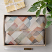 Boho Waterverf Abstracte Kunst Tissuepapier (Geschenk)