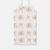 Boho Waterverf Baby shower Cadeaulabel (Achterkant)