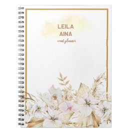 Boho Waterverf Bloemeneiland Notitieboek