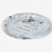 BOHO Waterverf Blue Poppies Paper Bord (Gekanteld)