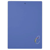 Boho waterverf botanische letter C Klembord (Achterkant)