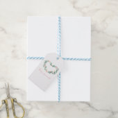 Boho Waterverf bruiloft gunst Labels Cadeaulabel (Met Touw)