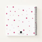 Boho Waterverf Cactus gepersonaliseerd Journaling Notitieboek (Achterkant)