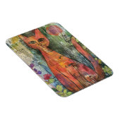 Boho Waterverf Cats - Aardse katachtige kunst (11) Magneet (Rechterzijde)