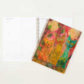 Boho Waterverf Cats - Aardse katachtige kunst (2) Planner (Display)