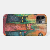 Boho Waterverf Cats - Aardse katachtige kunst Case-Mate iPhone Case (Achterkant (horizontaal))