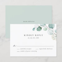 Boho Waterverf Eucalyptus Bladeren Bruiloft
