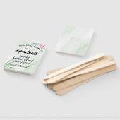 Boho Waterverf Eucalyptus groen Afstuderen Handwaaier (Niet-gemonteerd)