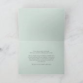 Boho Waterverf Eucalyptus Leaves Greenery Wedding Bedankkaart (Binnen)