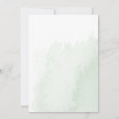 Boho Waterverf Eucalyptus Quinceanera Save The Date (Achterkant)