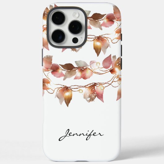 Boho Waterverf Fall verlaat iPhone Case-Mate iPhone Case (Achterkant)