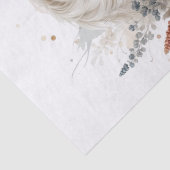 Boho Waterverf Floral Horse Tissue Papier (Detail)