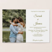 Boho Waterverf Floral Pampas Grass Foto Folie Kaarten (Binnen)