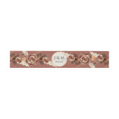 BOHO Waterverf Floral Pampas Grass Terracotta Inv Uitnodigingen Wikkel (Vlak)