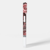 Boho Waterverf Floral Pattern - Roze Monogram Case-Mate iPhone Case (Achterkant / Rechts)