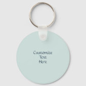 Boho Waterverf Floral Positive Mindset Quote Sleutelhanger (Achterkant)