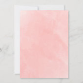 Boho Waterverf gebladerte Terracotta QR Code Huwel Save The Date (Achterkant)