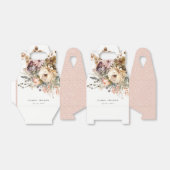 Boho Waterverf Herfst Herfst Bloemen Bunch Bruilof Bedankdoosjes (Uitgevouwen)