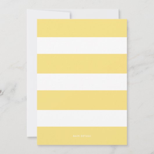 Boho-waterverf lemonenkrans save the date (Achterkant)