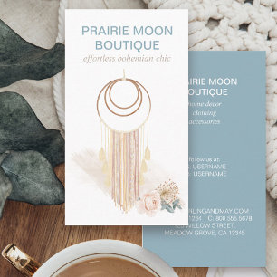 Boho Waterverf Macrame Wanddecoratie Visitekaartje