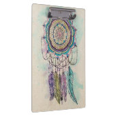 Boho Waterverf Mandala Dreamcatcher Klembord (Rechts)