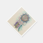 Boho Waterverf Mandala Dreamcatcher Servetten (Hoek)
