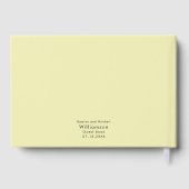 Boho Waterverf Poppies bruiloft Gastenboek (Achterkant)