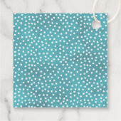 Boho Waterverf Rainbow Baby shower Bedankjes Labels (Achterkant)