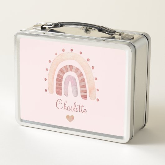 Boho Waterverf Rainbow Gepersonaliseerd Kind (Achterkant)