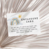 Boho Waterverf Rainbow Informatiekaartje