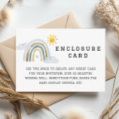 Boho Waterverf Rainbow Informatiekaartje