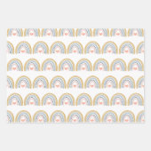 Boho Waterverf Rainbow Inpakpapier Vel (Voorkant 2)