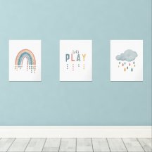 Boho Waterverf Rainbow Nursery Decor