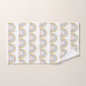 Boho Waterverf Rainbow Pattern Bad Handdoek (Handdoek)