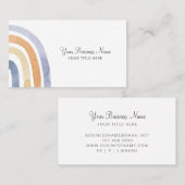 Boho Waterverf Rainbow Visitekaartje (Voorkant / Achterkant)