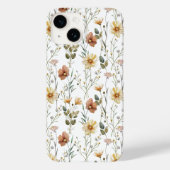 Boho Waterverf Wilde Bloem Case-Mate iPhone Case (Achterkant)