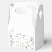 Boho Waterverf Wildflower Bruiloft Favor Box Bedankdoosjes (Geopend)