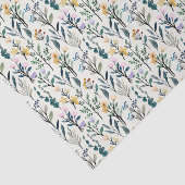 Boho Waterverf Wildflower Tissuepapier (Detail)