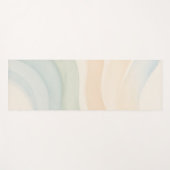 Boho Waves Mindful Calming Minimalist Yogamat (Voorkant (horizontaal))