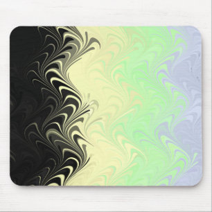 Boho Wavy Marmer Abstract Cassgender Pride Vlag Muismat
