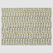 Boho Weave Faux Texture-Yellow Tissuepapier (Voorkant)