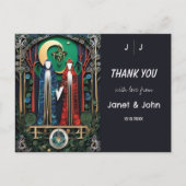 Boho Wedding Bedankt Briefkaart (Voorkant)