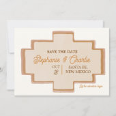 Boho Wedding Enregistrer La Date Invitation (Devant)