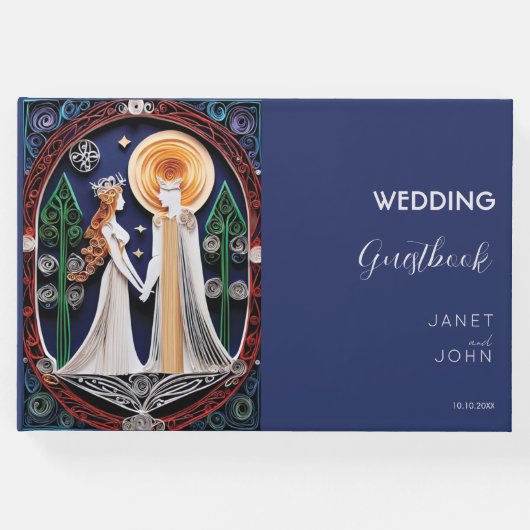 Boho Wedding Gastenboek (Voorkant)