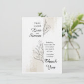 boho wedding invitation (Debout devant)